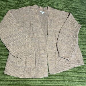 Maurices Cottagecore Women's Lantern Sleeve Knit Sweater Cardigan